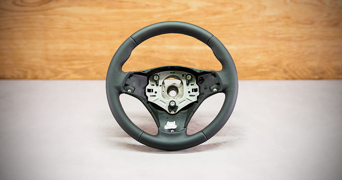 Obszycie kierownicy BMW E91