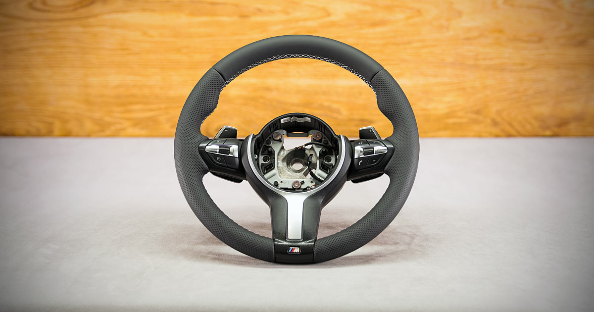 Modyfikacja i obszycie kierownicy BMW X1 F48