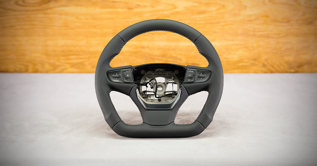 Modyfikacja i obszycie kierownicy Peugeot Traveller