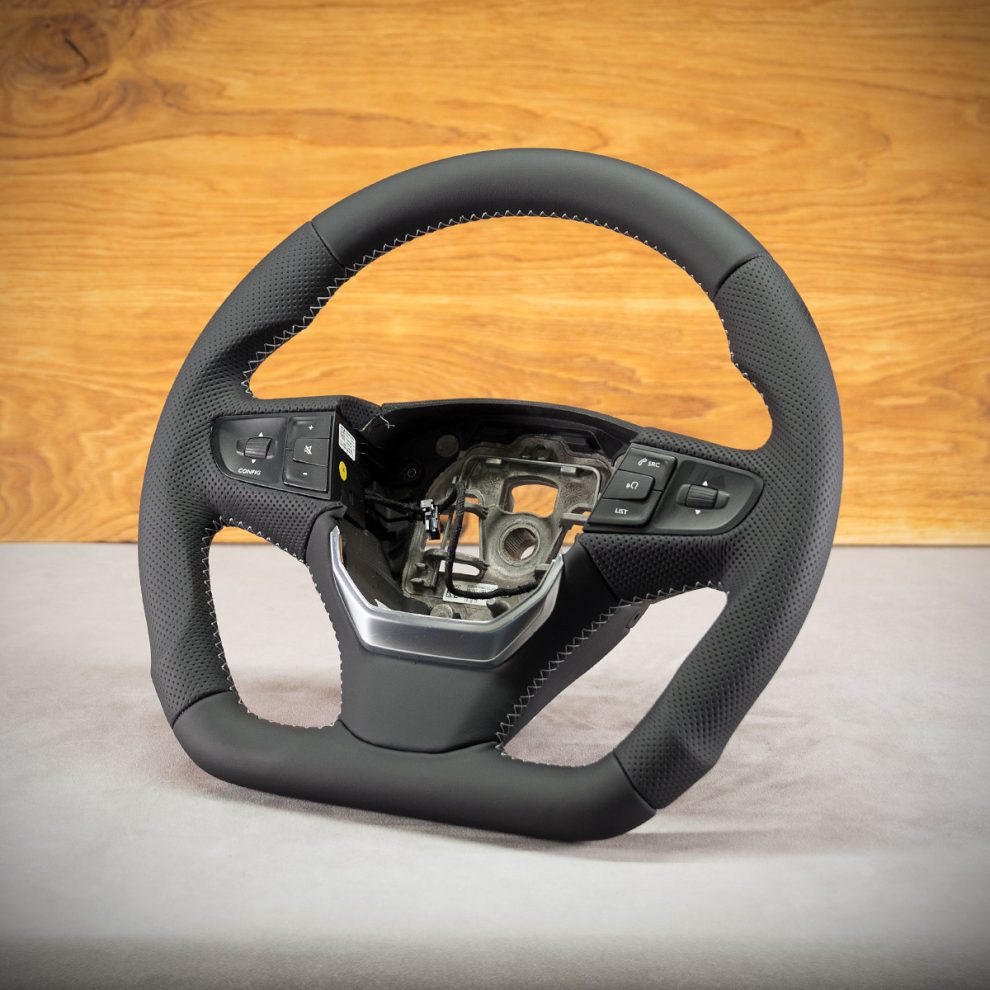 Modyfikacja i obszycie kierownicy Peugeot Traveller