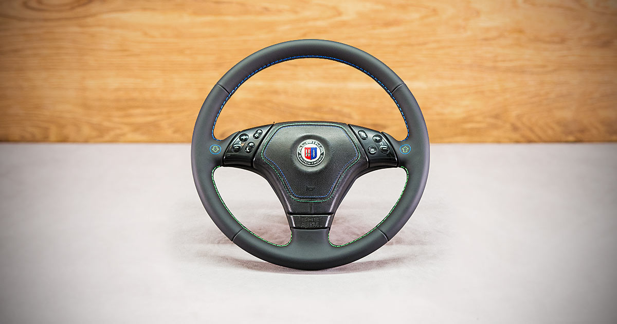 obszycie kierownicy BMW-ALPINA B3-2025-09-08 Obszycie kierownicy BMW-ALPINA B3