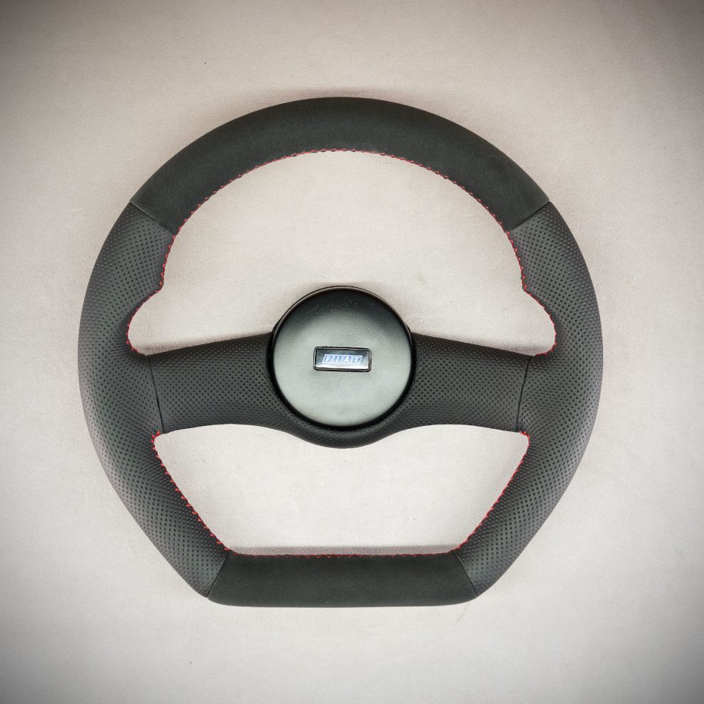 Modyfikacja i obszycie kierownicy Fiat Cinquecento
