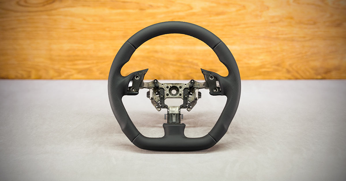 Modyfikacja i obszycie kierownicy Honda Accord VII