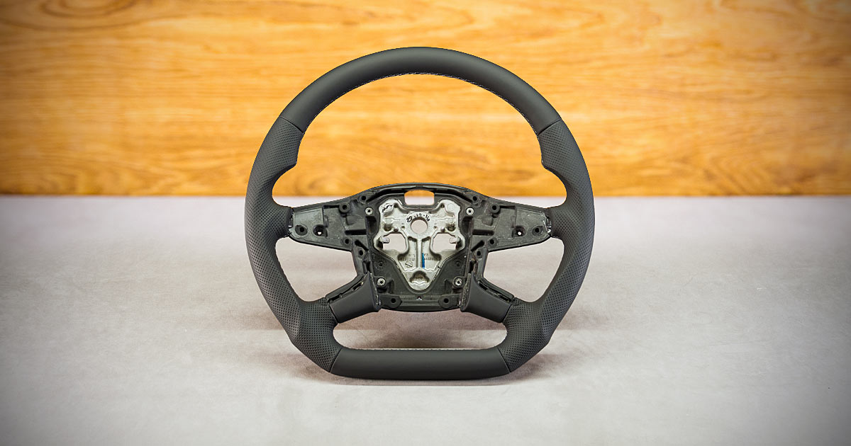 Modyfikacja i obszycie kierownicy Scania NGS