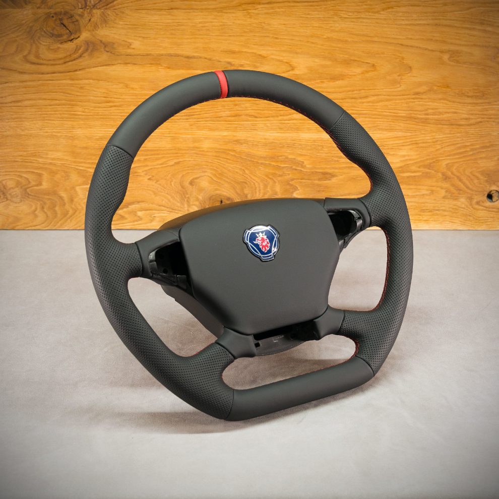 Modyfikacja i obszycie kierownicy Scania R