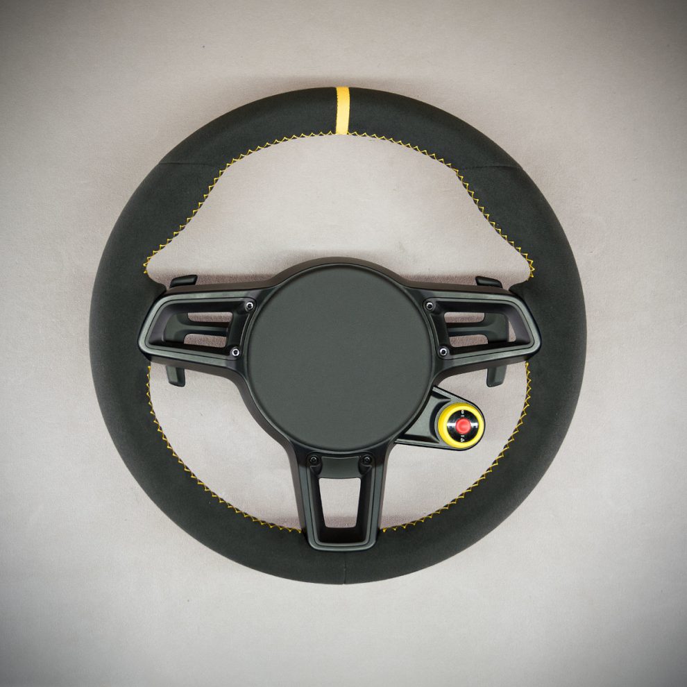 Obszycie kierownicy Porsche 718 Cayman