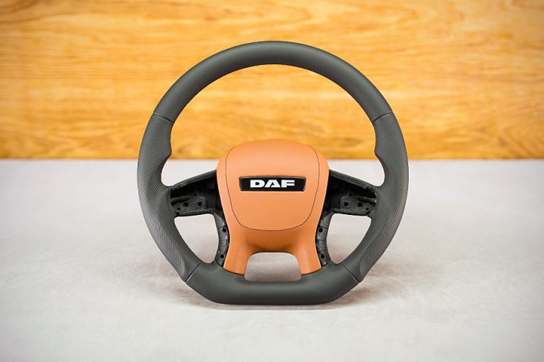 Modyfikacja i obszycie kierownicy DAF Euro 6