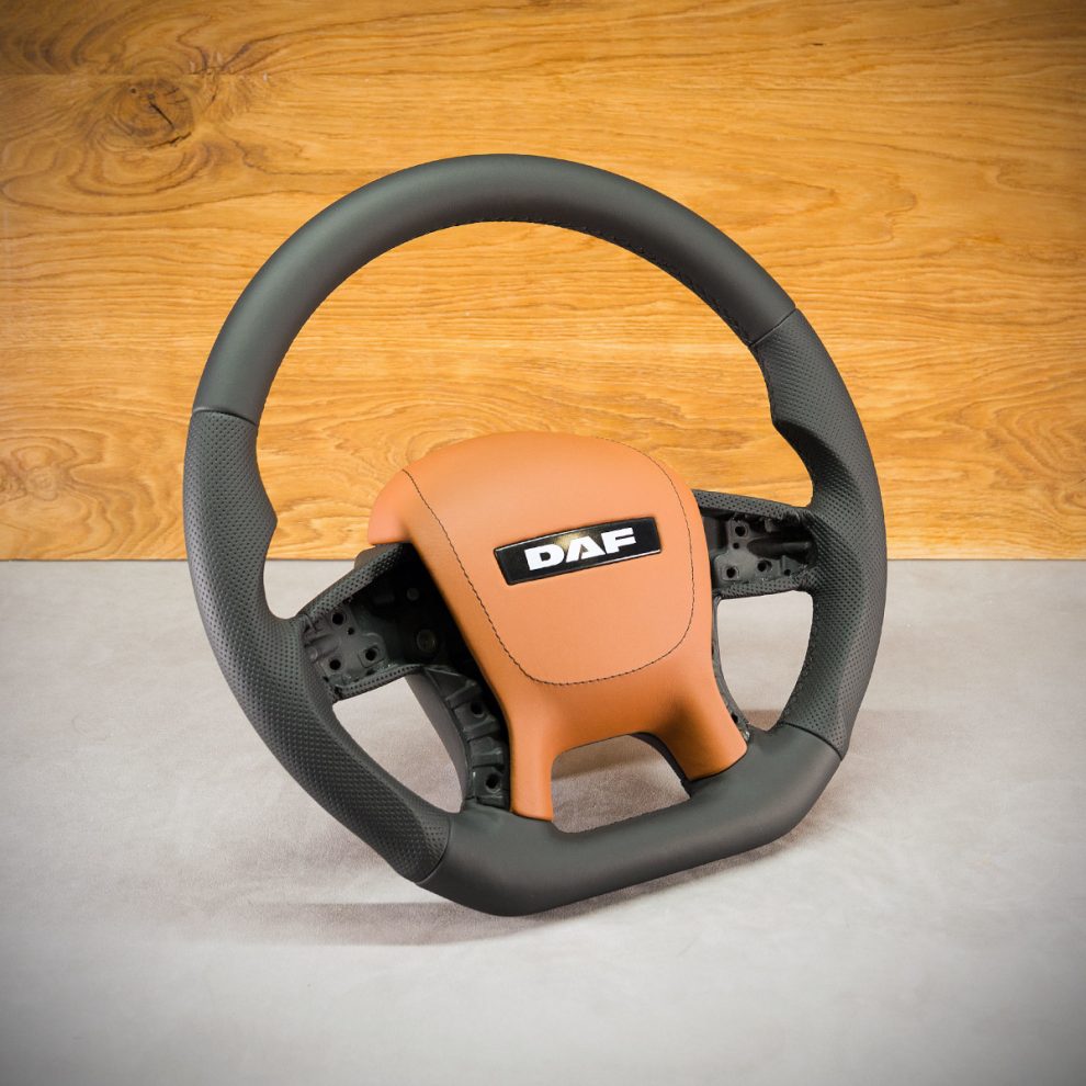 Modyfikacja i obszycie kierownicy DAF Euro 6