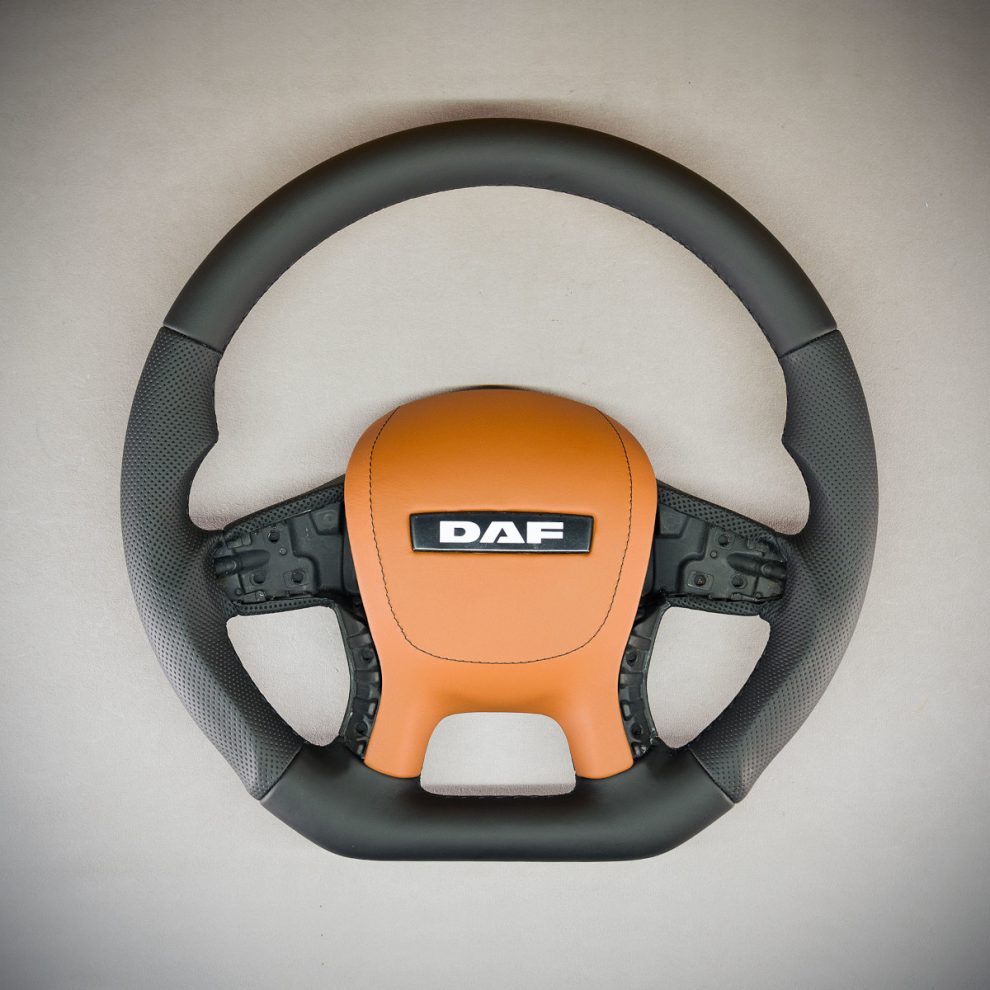 Modyfikacja i obszycie kierownicy DAF Euro 6