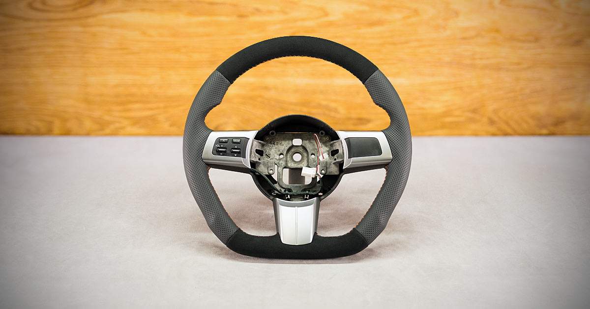 Modyfikacja i obszycie kierownicy Mazda MX-5 NC