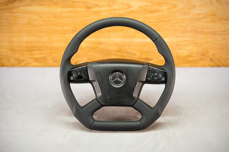 Modyfikacja i obszycie kierownicy Mercedes-Benz Atego