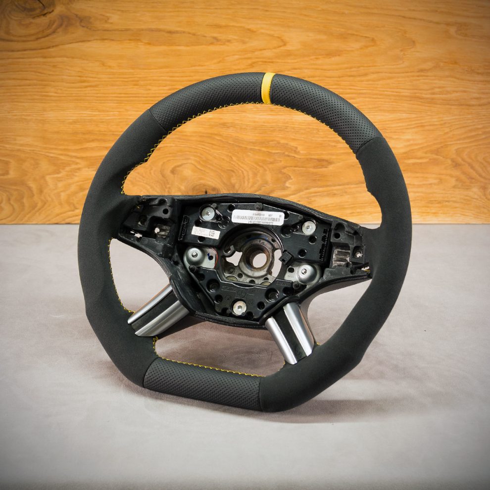 Modyfikacja i obszycie kierownicy Mercedes-Benz ML W164