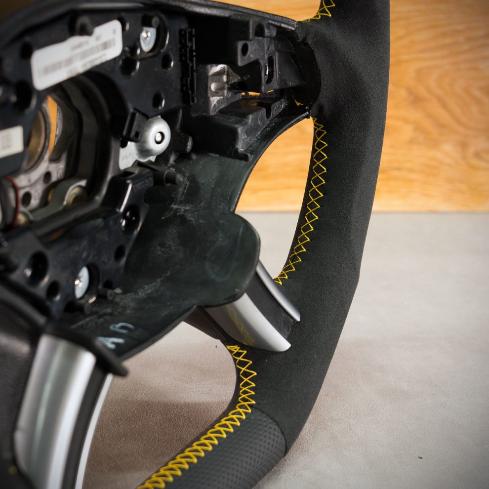 Modyfikacja i obszycie kierownicy Mercedes-Benz ML W164