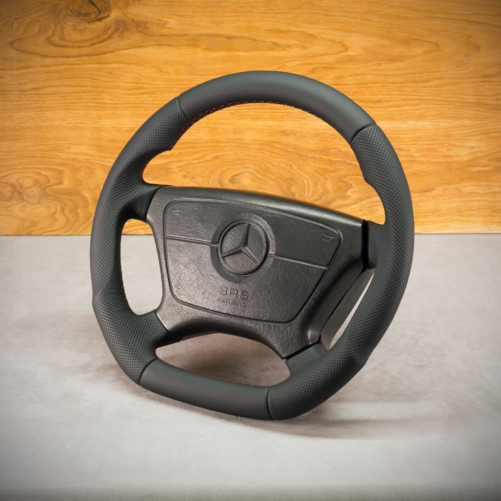 Modyfikacja i obszycie kierownicy Mercedes-Benz W124
