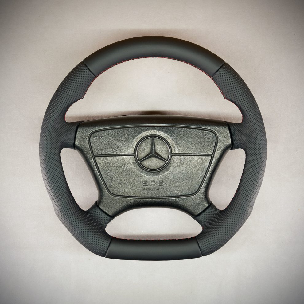 Modyfikacja i obszycie kierownicy Mercedes-Benz W124