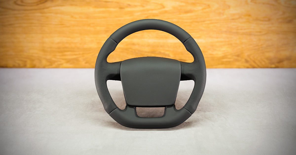 Modyfikacja i obszycie kierownicy Peugeot Boxer