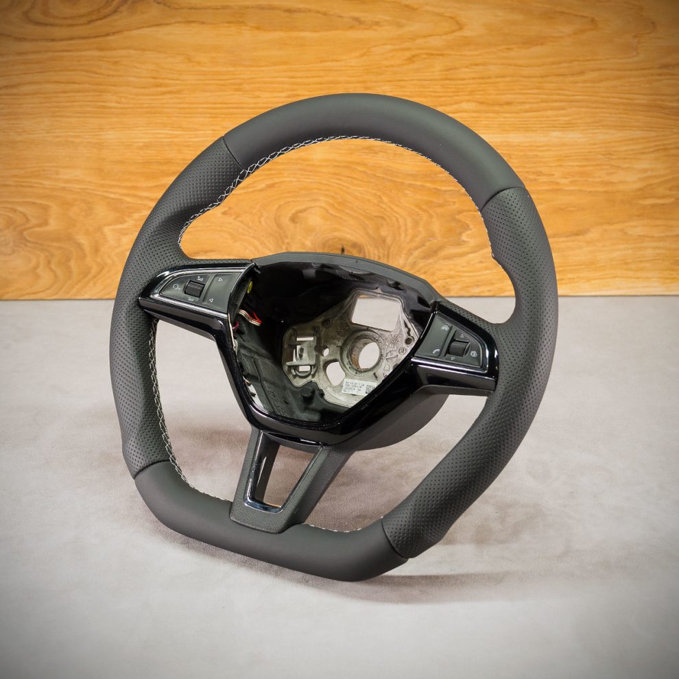 Modyfikacja i obszycie kierownicy Skoda Kodiaq