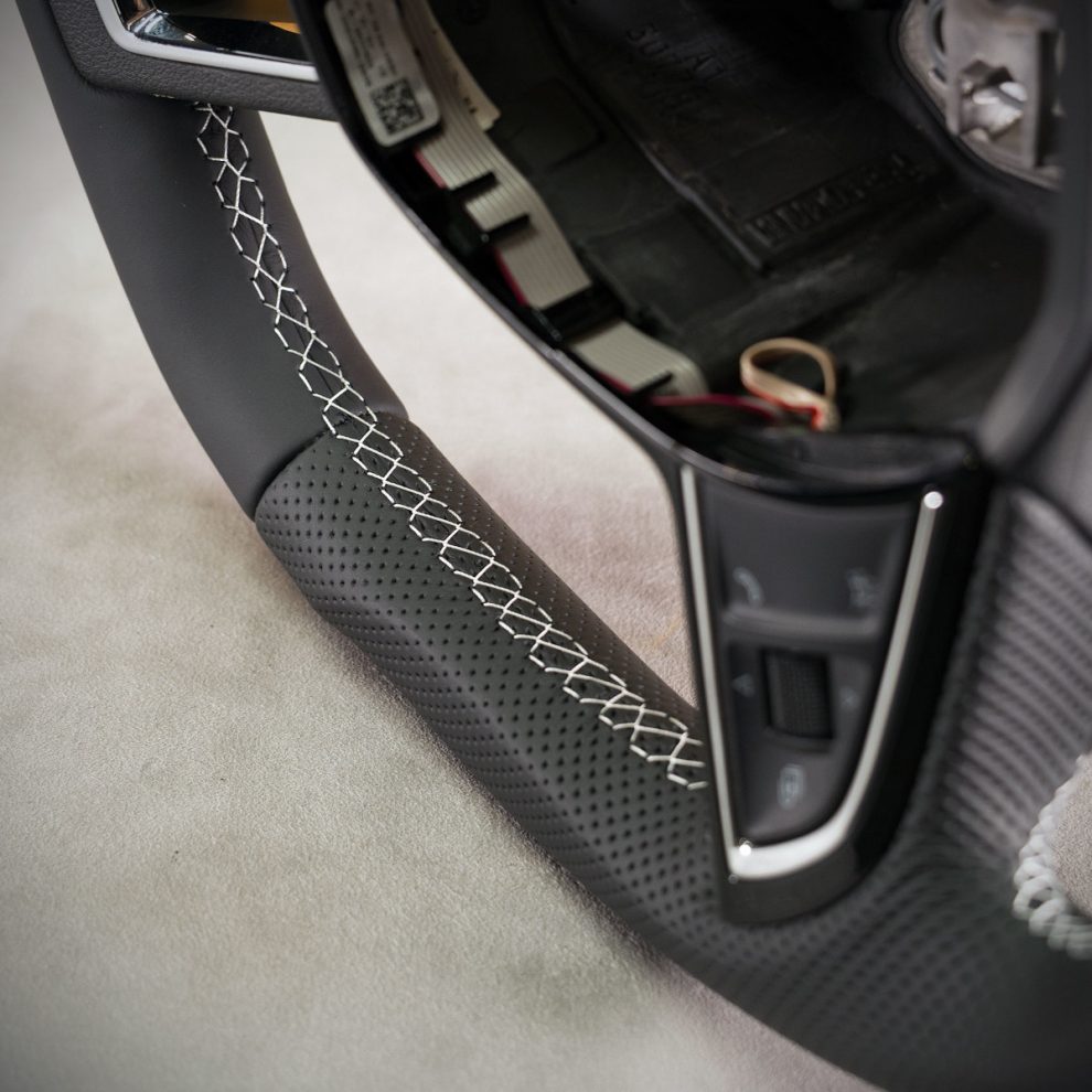 Modyfikacja i obszycie kierownicy Skoda Kodiaq