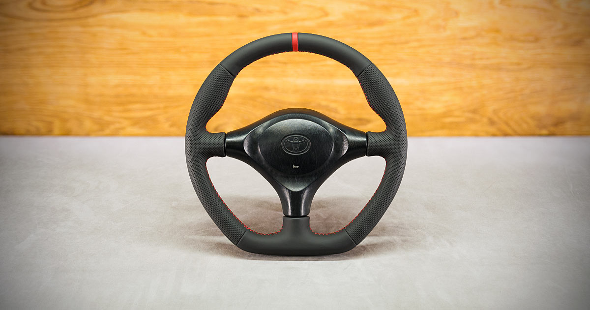 Modyfikacja i obszycie kierownicy Toyota Celica VI