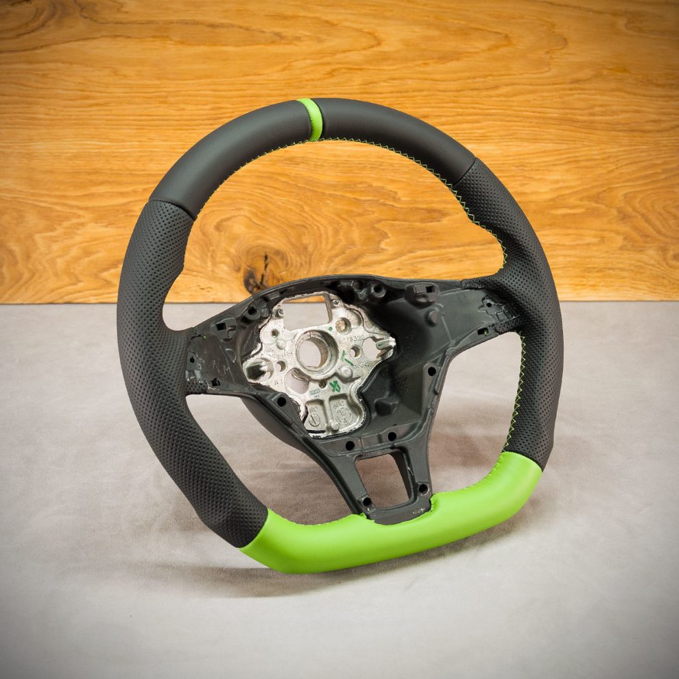 Modyfikacja i obszycie kierownicy Volkswagen Multivan T6