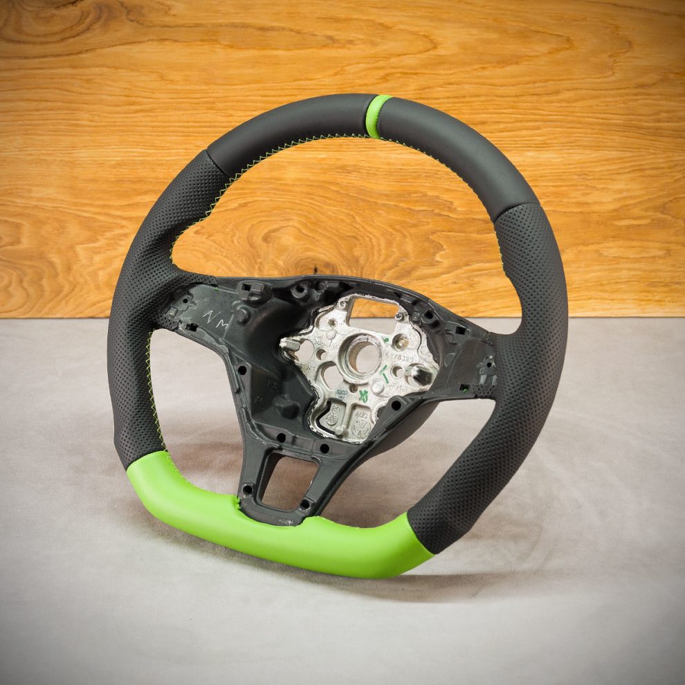 Modyfikacja i obszycie kierownicy Volkswagen Multivan T6