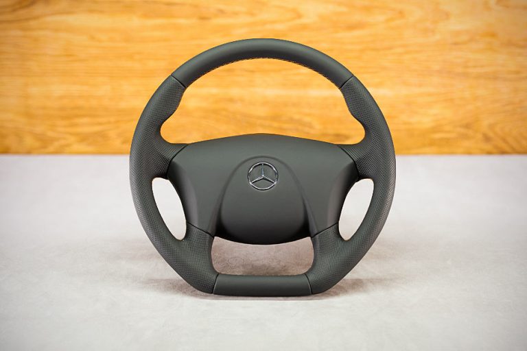 Modyfikacja i obszycie kierownicy Mercedes-Benz Atego