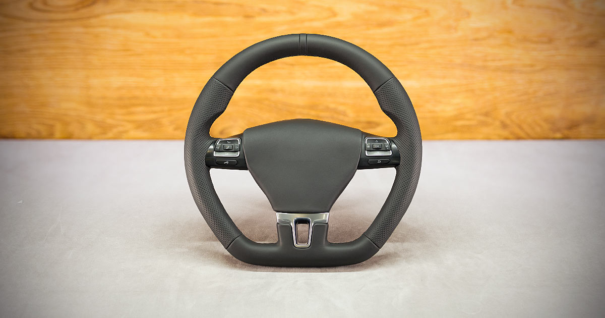 Modyfikacja i obszycie kierownicy Volkswagen Passat CC