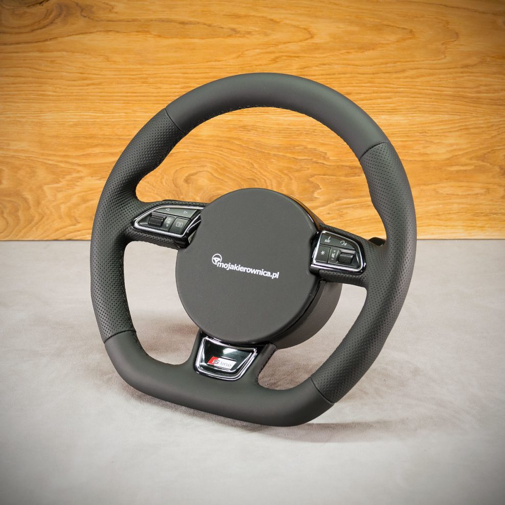Modyfikacja i obszycie kierownicy Audi A6 C7