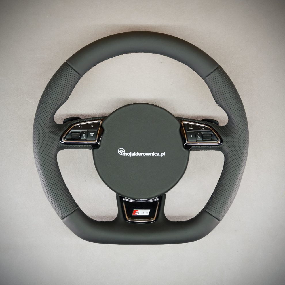 Modyfikacja i obszycie kierownicy Audi A6 C7