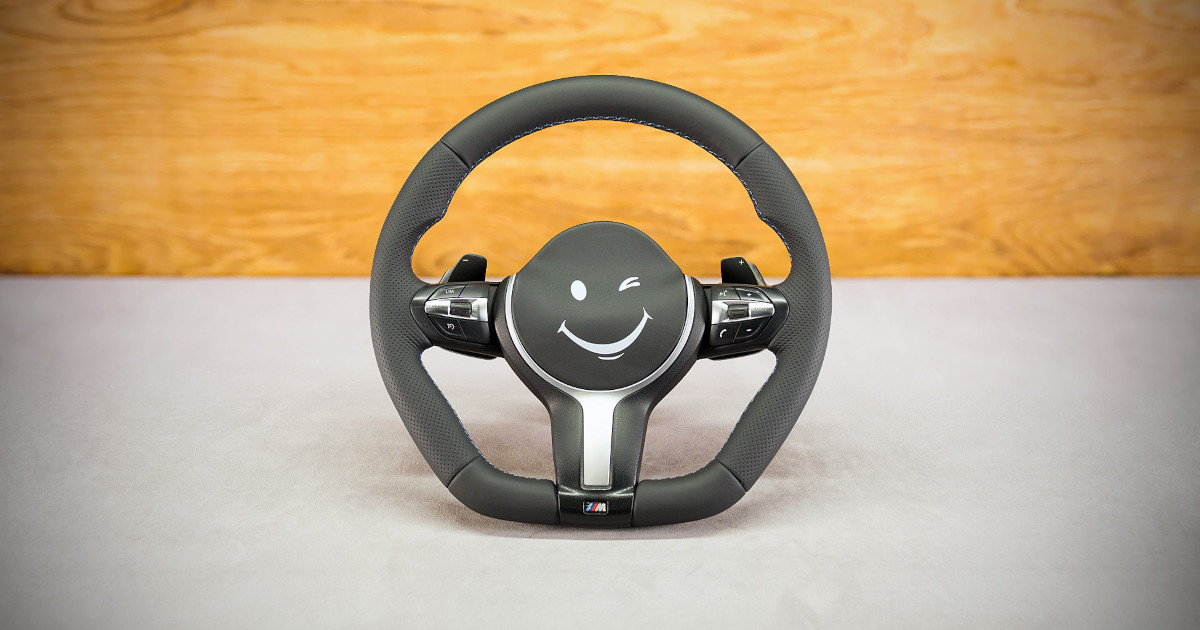 Modyfikacja i obszycie kierownicy BMW F06