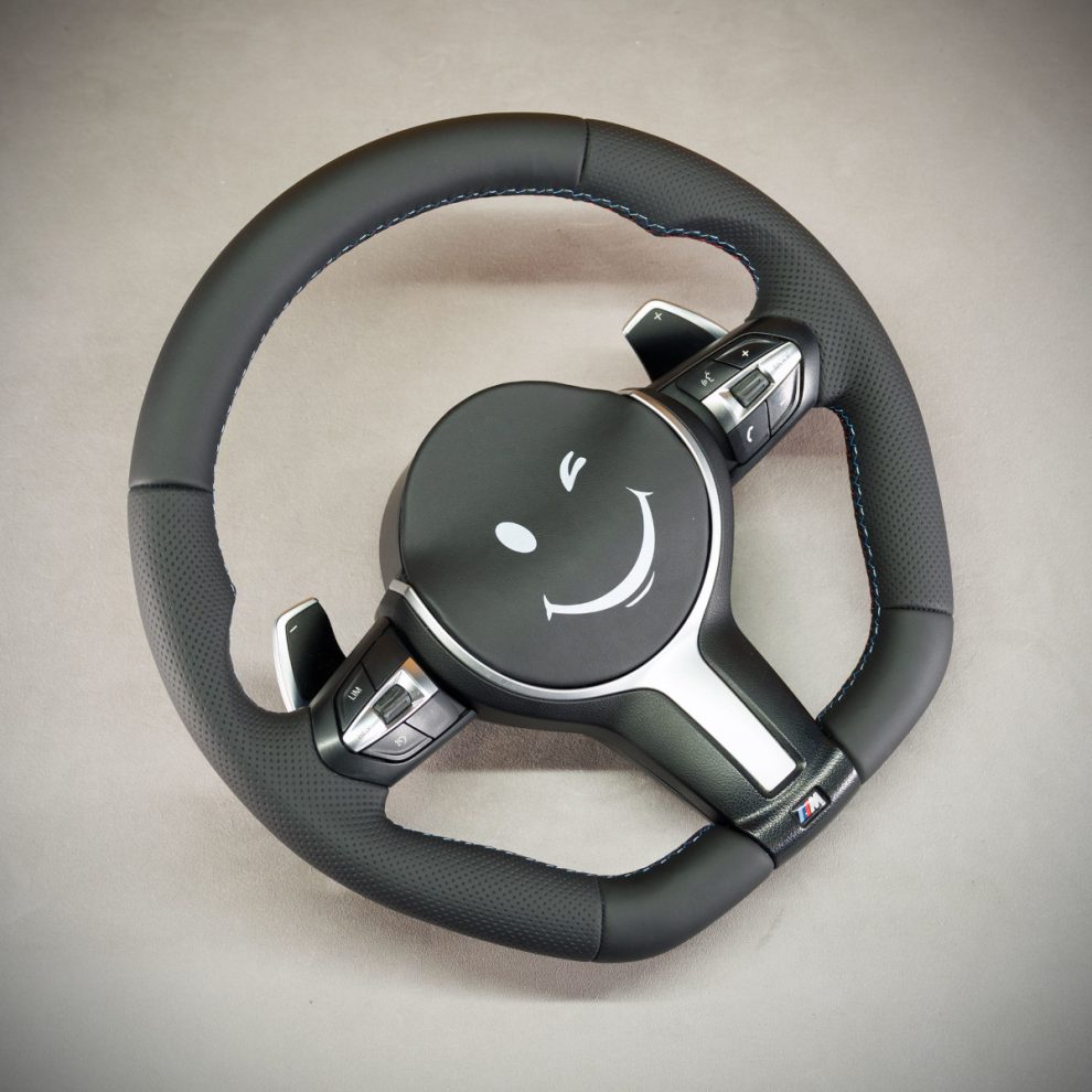 Modyfikacja i obszycie kierownicy BMW F06