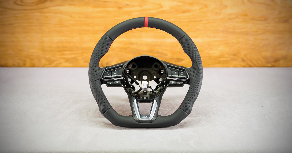 Modyfikacja i obszycie kierownicy Mazda CX-5 Modyfikacja i obszycie kierownicy Mazda CX-5