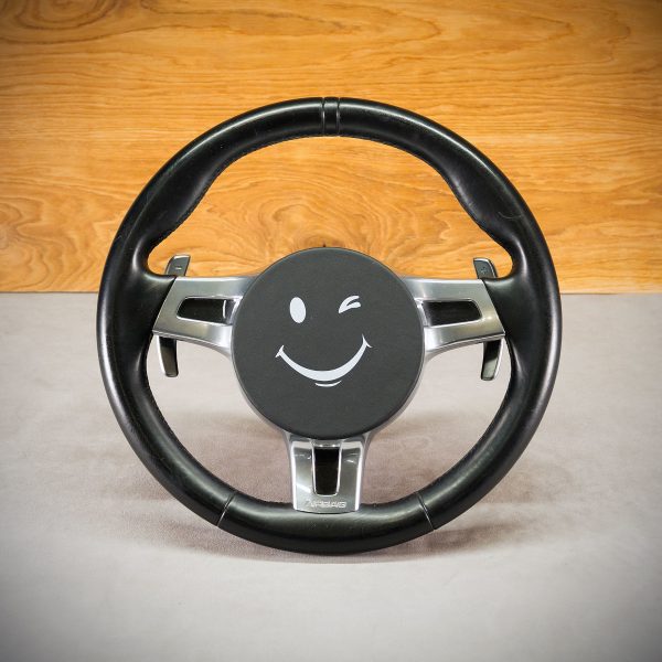 Kierownica Porsche Cayman przed obszyciem