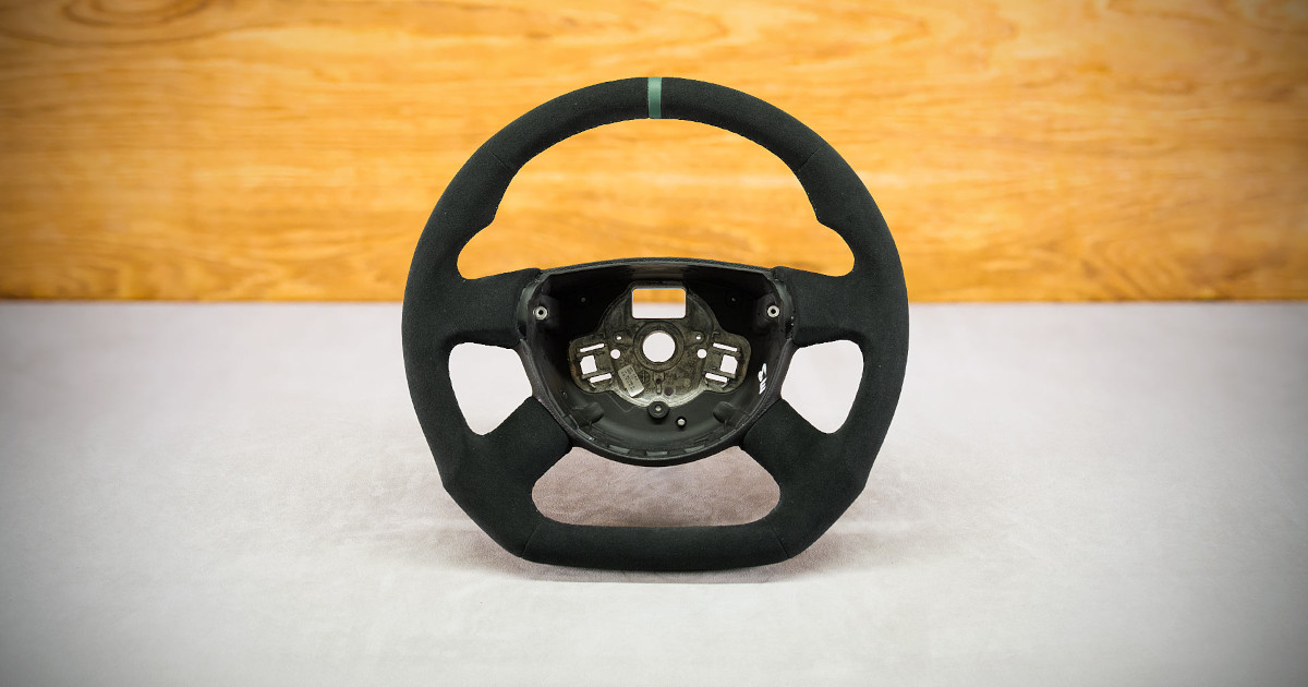 Modyfikacja i obszycie kierownicy Volkswagen Transporter T5 Modyfikacja i obszycie kierownicy Volkswagen Transporter T5