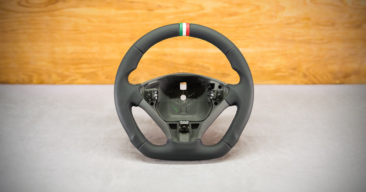 Modyfikacja i obszycie kierownicy Fiat Multipla