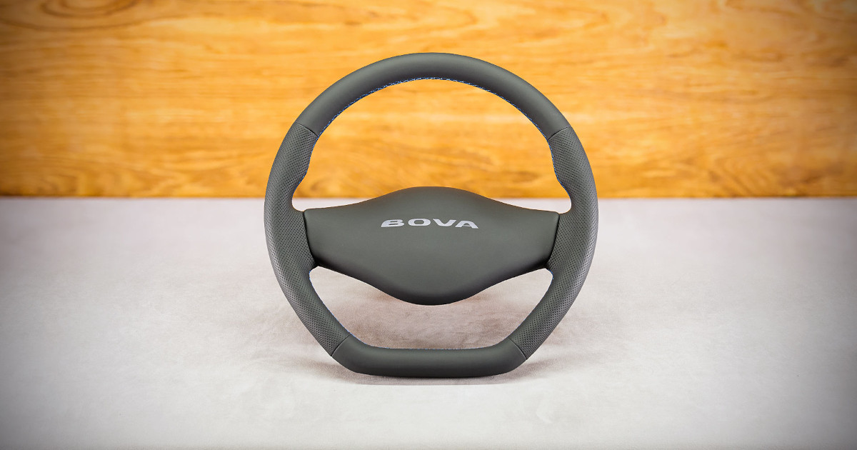 Modyfikacja i obszycie kierownicy VDL Bova Futura