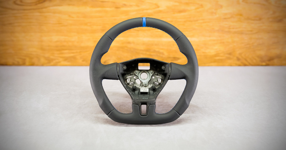 Modyfikacja i obszycie kierownicy Volkswagen Transporter T5