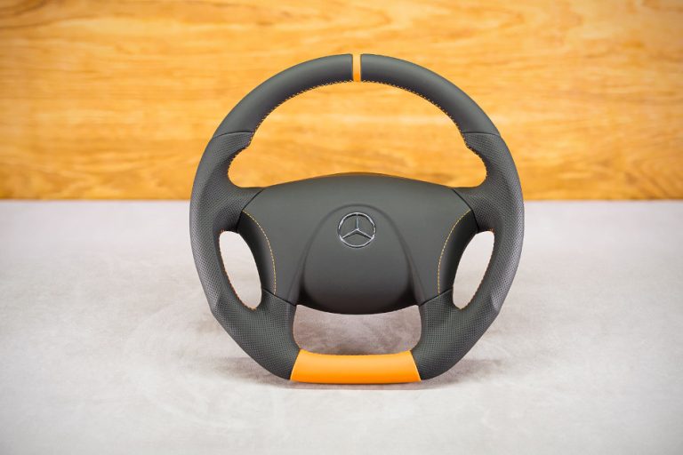 Modyfikacja i obszycie kierownicy Mercedes-Benz Atego
