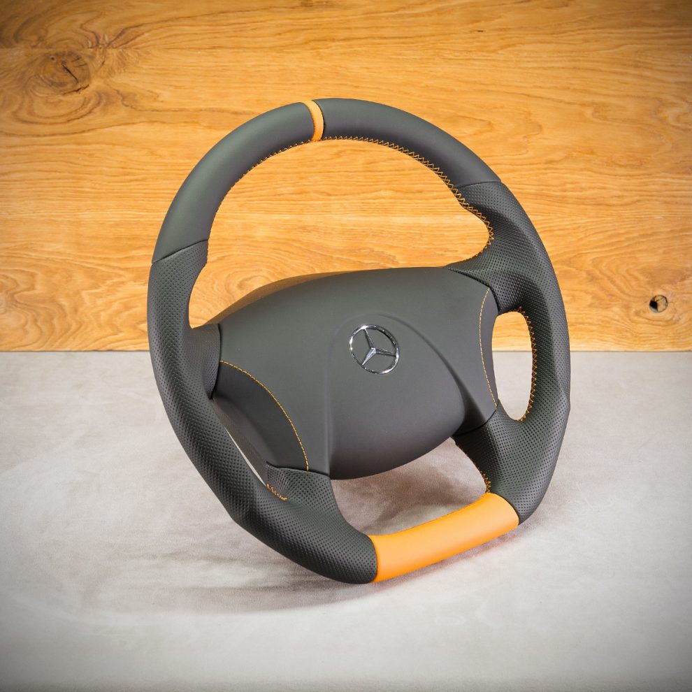 Modyfikacja i obszycie kierownicy Mercedes-Benz Atego