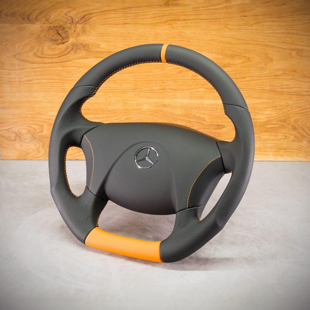 Modyfikacja i obszycie kierownicy Mercedes-Benz Atego