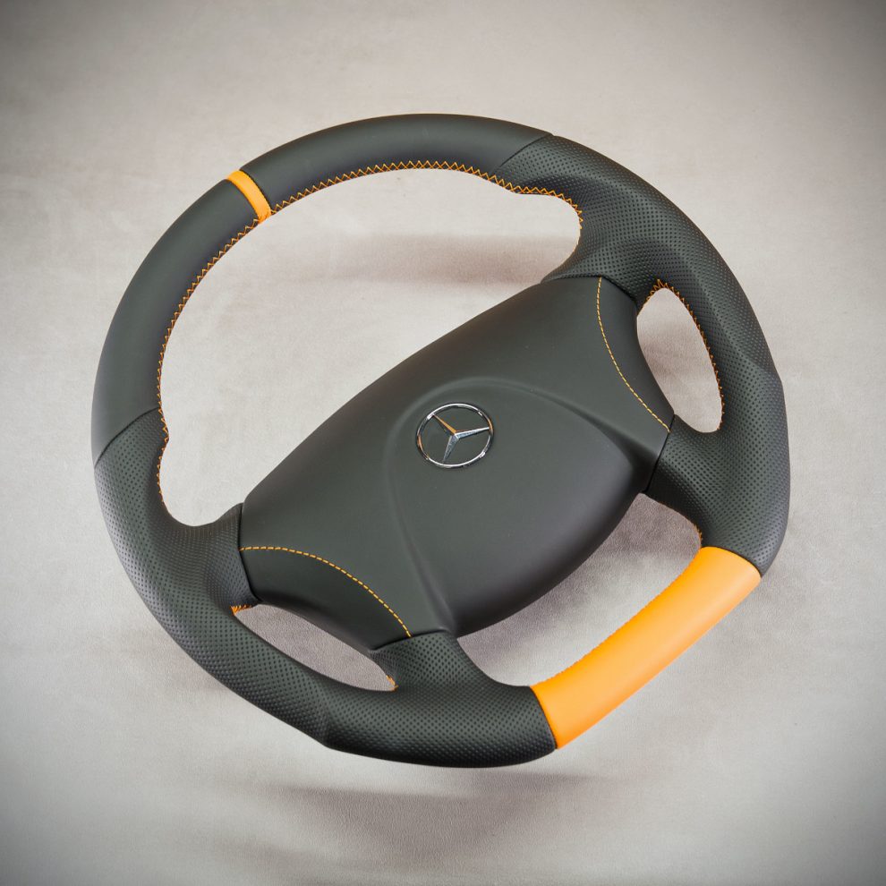 Modyfikacja i obszycie kierownicy Mercedes-Benz Atego