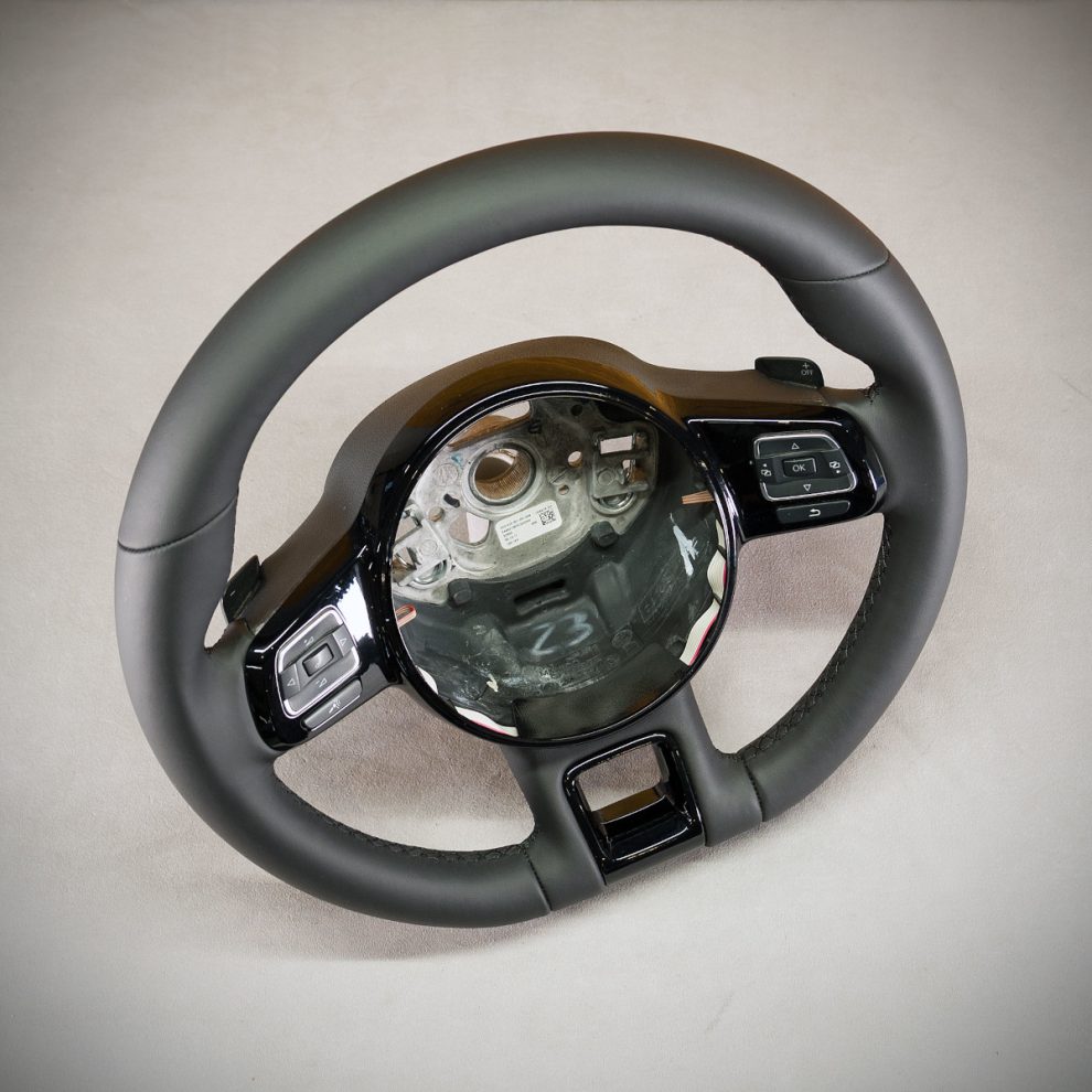 Modyfikacja i obszycie kierownicy Volkswagen Beetle