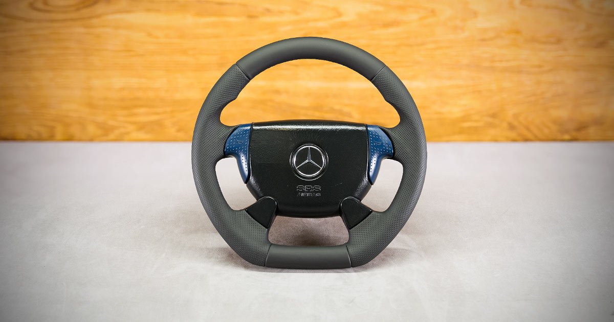 Modyfikacja i obszycie kierownicy Mercedes-Benz SLK R170 Modyfikacja i obszycie kierownicy Mercedes-Benz SLK R170