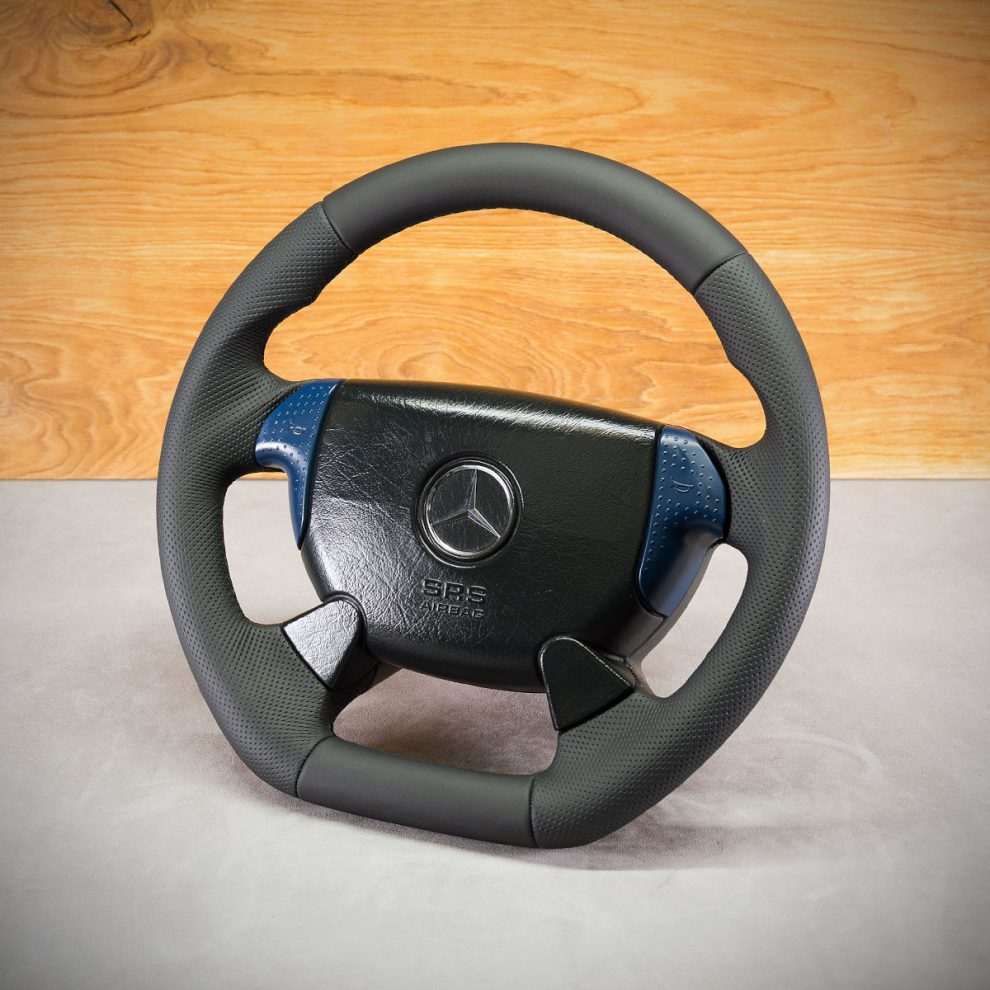 Modyfikacja i obszycie kierownicy Mercedes-Benz SLK R170