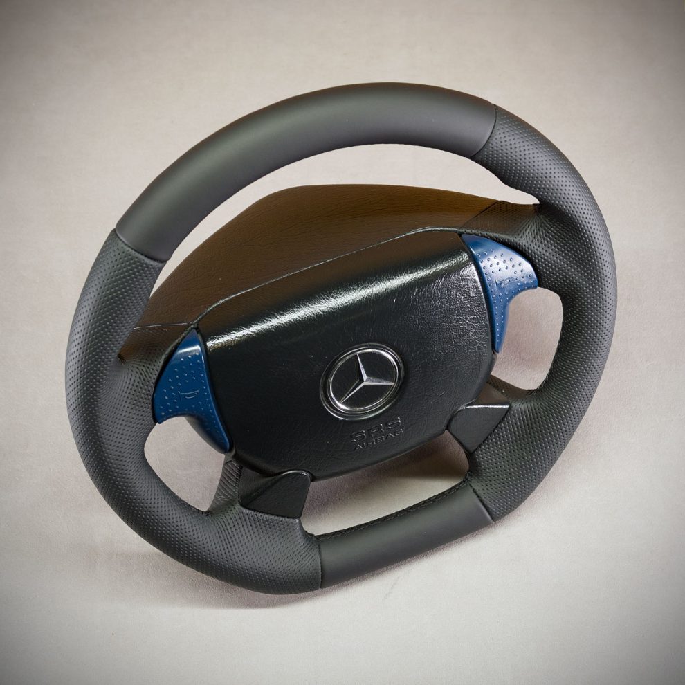 Modyfikacja i obszycie kierownicy Mercedes-Benz SLK R170